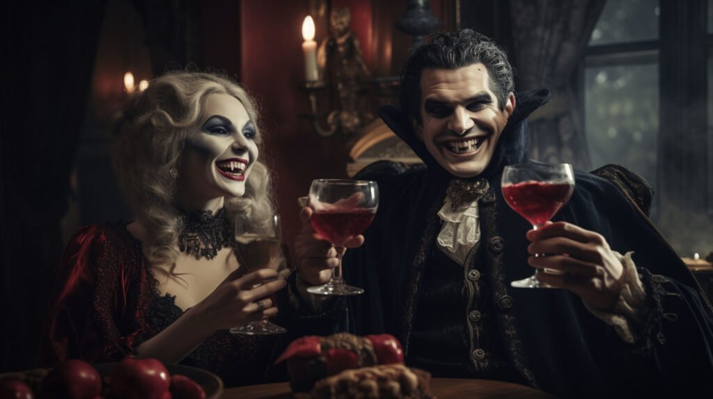 vampires-at-Halloween-party