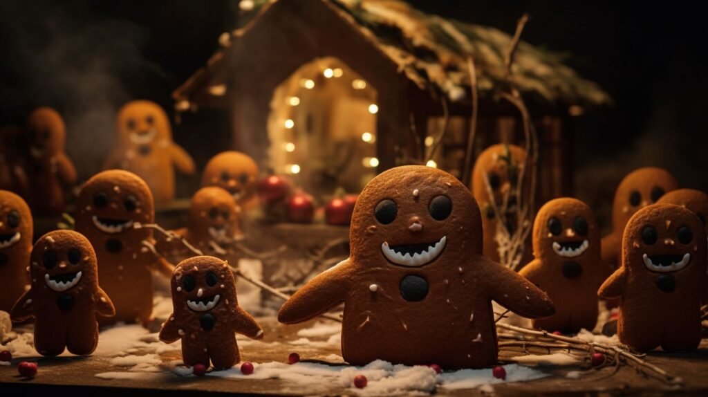 A Baking Nightmare Before Christmas Gingerbread cover of story - Horror Fiction Story