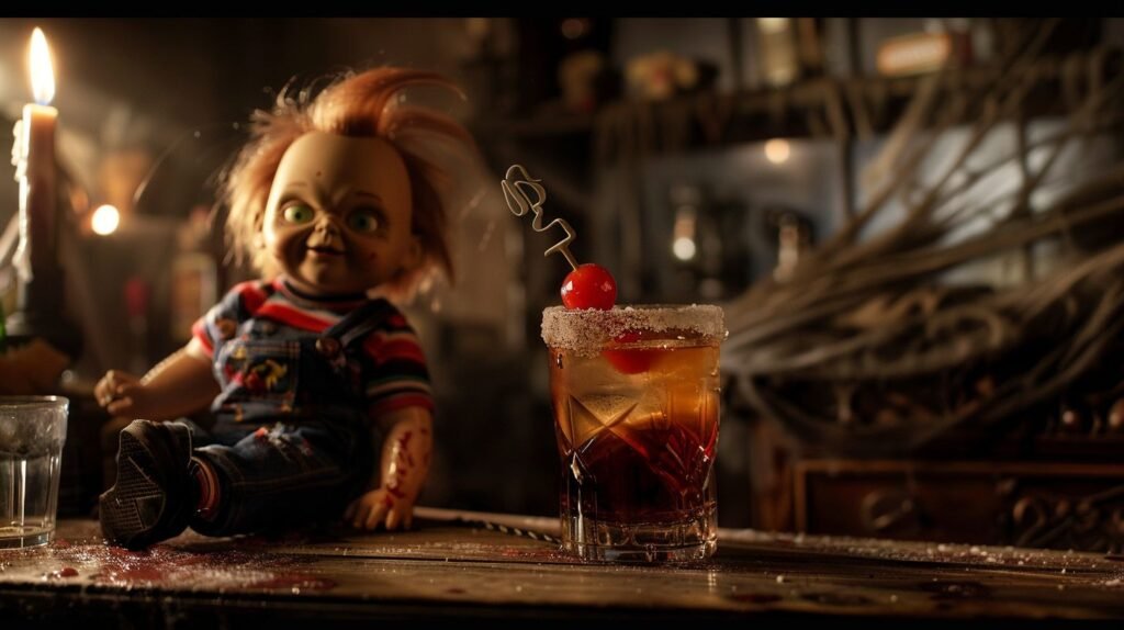 Chucky Cursed Brew horror signature cocktails