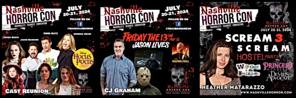 Horror Summer Festivals Nashville Horror Con