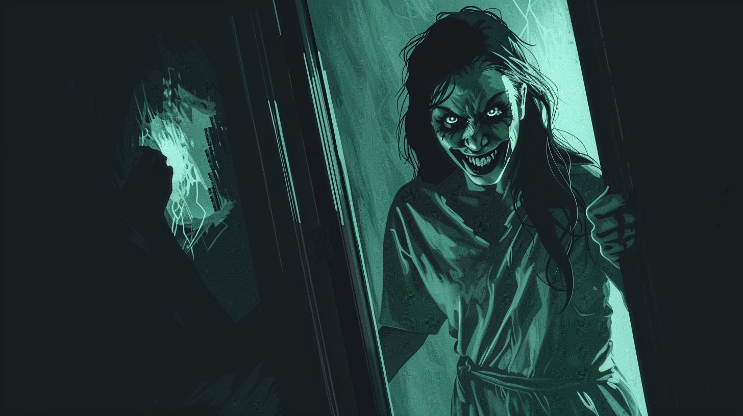 The Midnight Visitor: The Haunting of the Woman in the Mirror