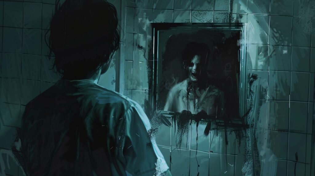 The midnight visitor cover - Horror Fiction Story