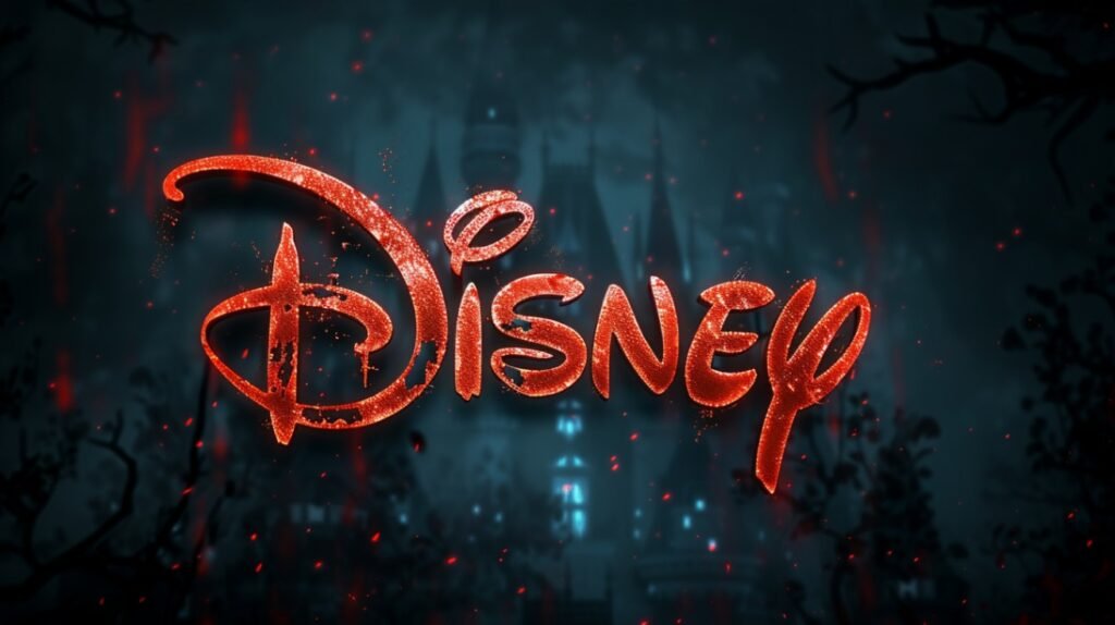 What If Disney Classics Ended in Horror? The Dark Side Awaits Disney logo into horror cover 2