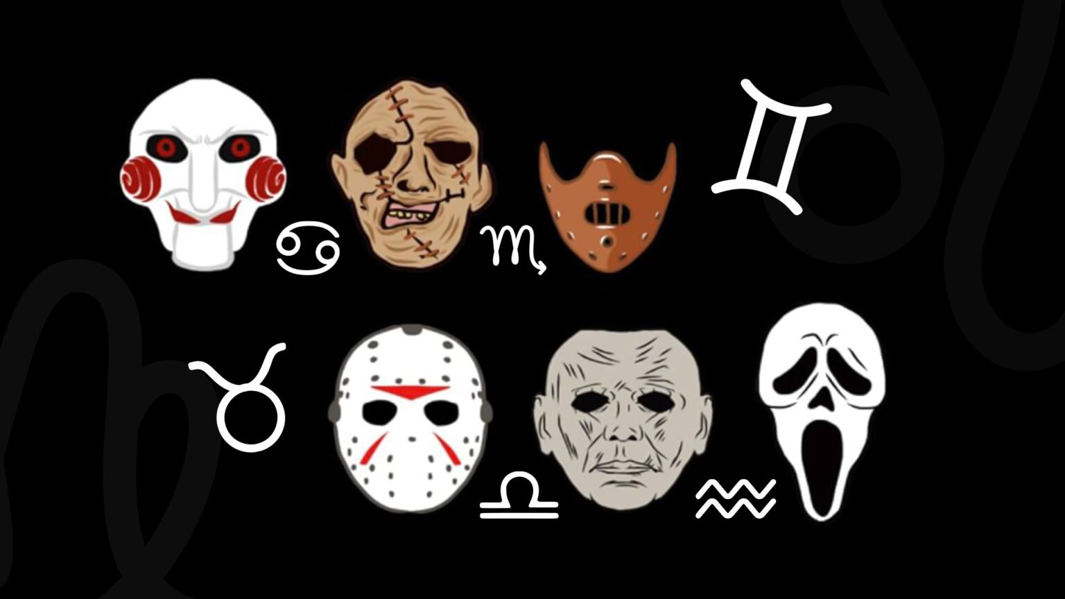Horror Villain Zodiac Signs