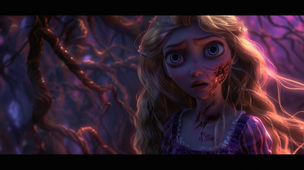 Rapunzel Disney movies turned into horror