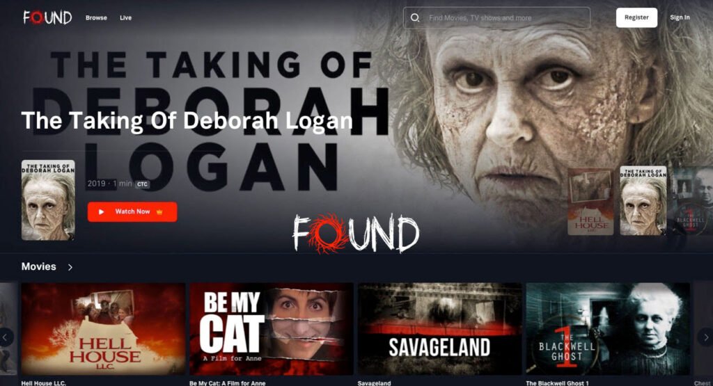 FOUND Horror Streaming