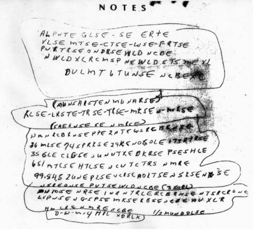 Ricky McCormick’s Cipher Chilling messages left by killers