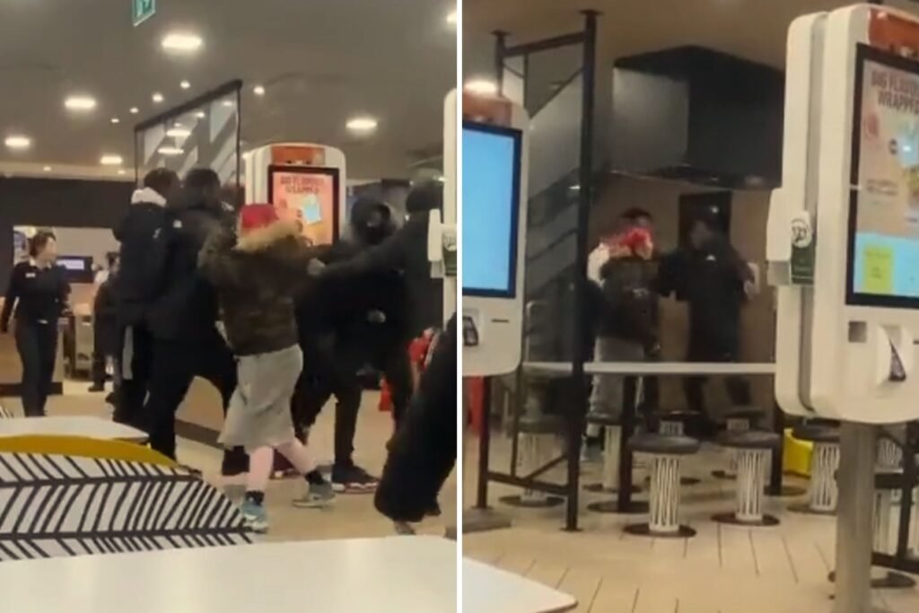 Massive Brawl in London 12 Shocking McDonald's Events